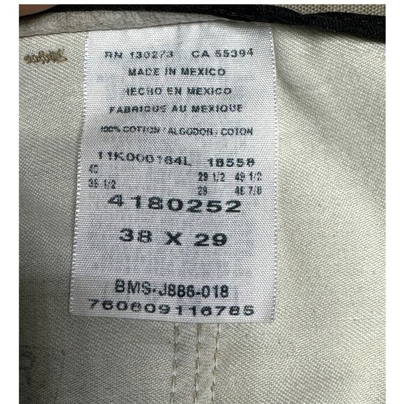 LEE Focused on Quality Men's Tan Chino Pants Size 38 x 29 XL - Picture 4 of 11